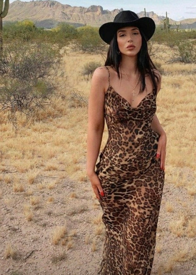 “LEO” Animal print dress
