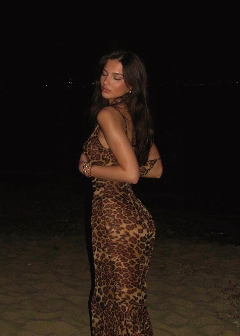 “LEO” Animal print dress