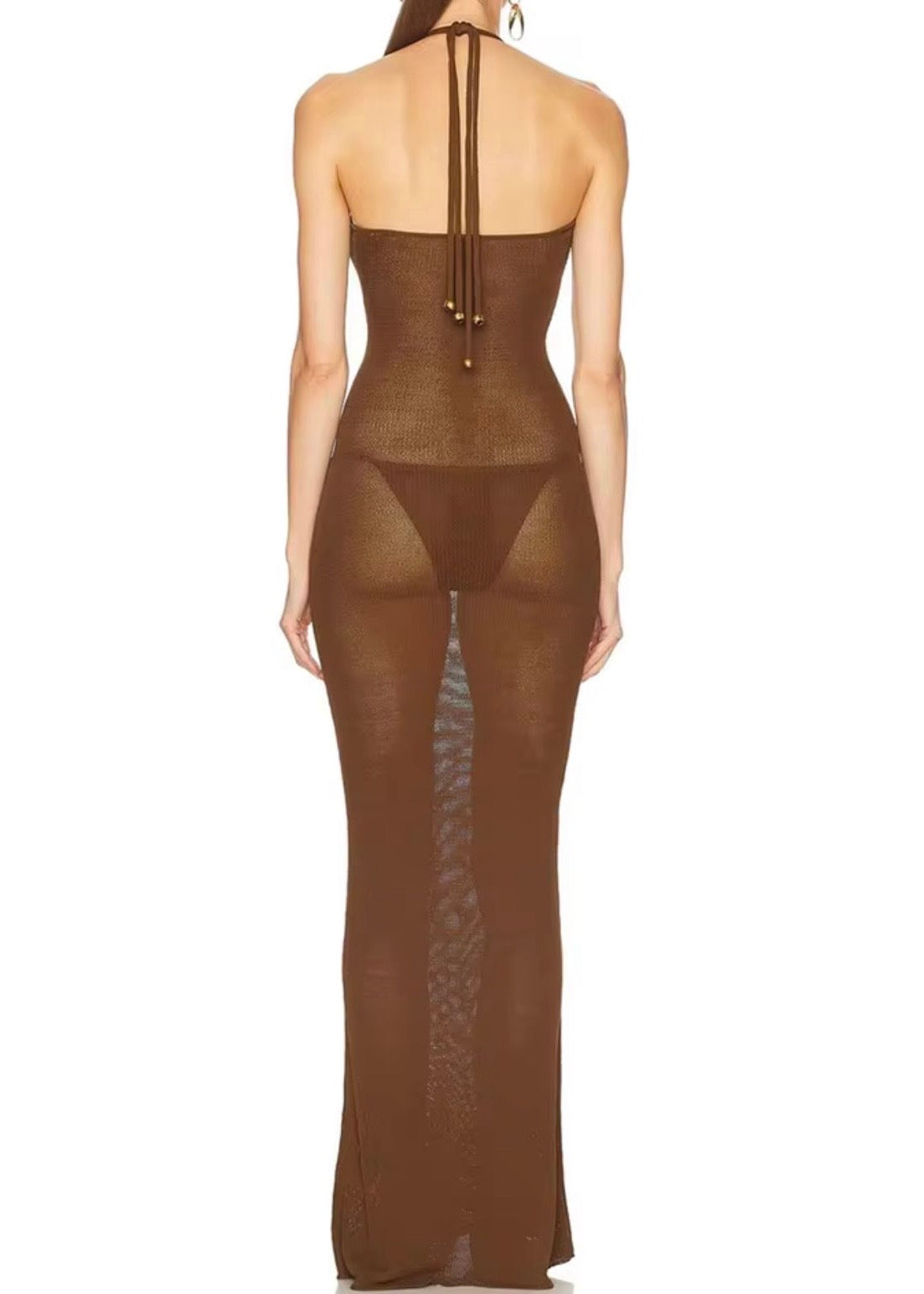 Vestido cafe “KANY”