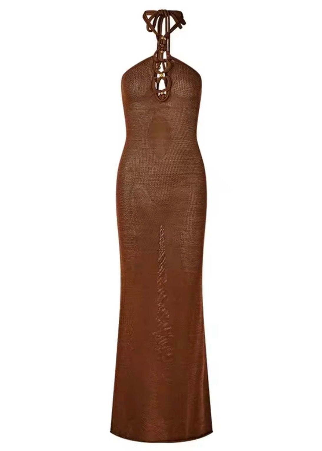 Vestido cafe “KANY”