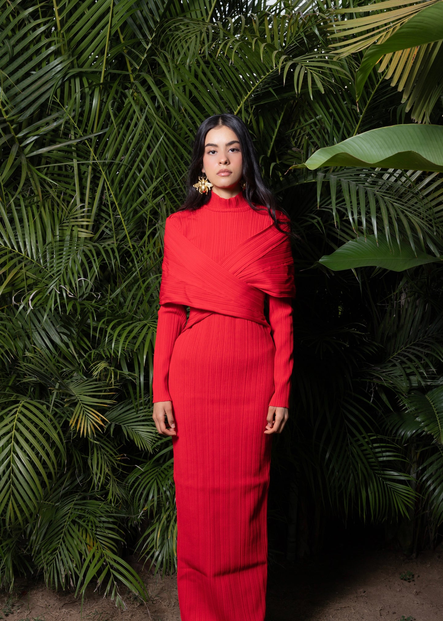 Vestido rojo “HELENA”