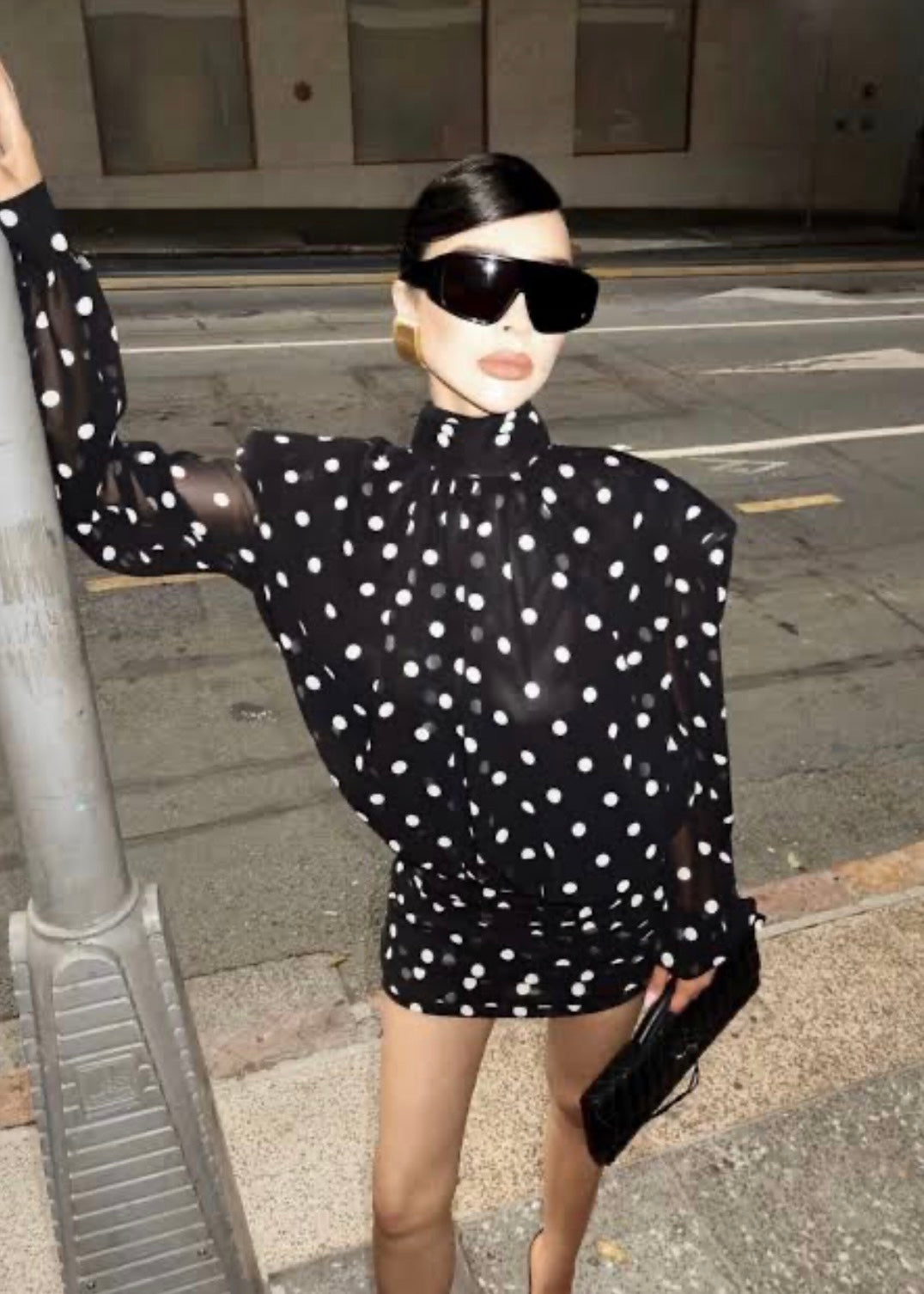 Mini dress POLKA