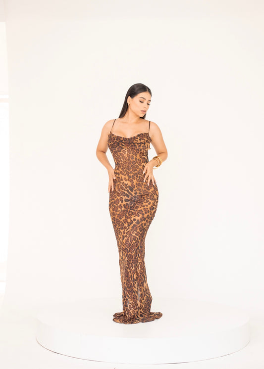 “LEO” Animal print dress
